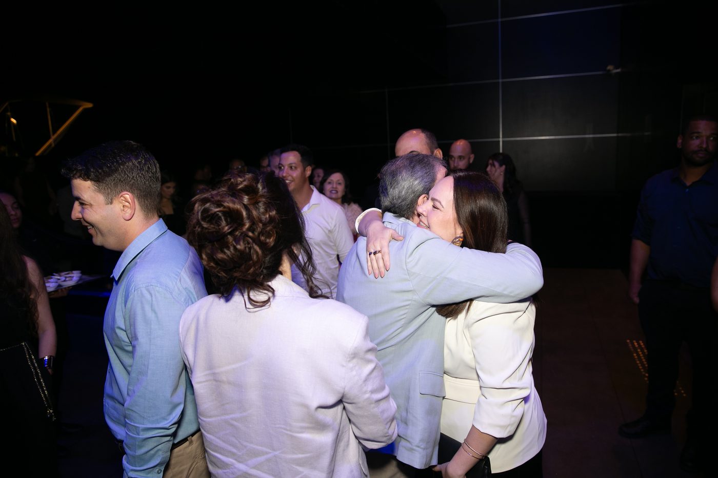 Abraço de reencontro